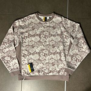 Kith Aster Floral Vintage Crewneck (Dusty Mauve)